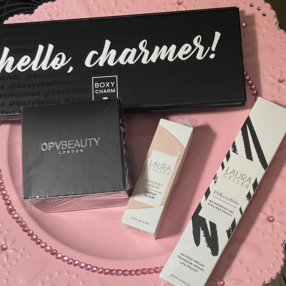 Makeup bundle all new boxycharm , opv beauty and Laura geller